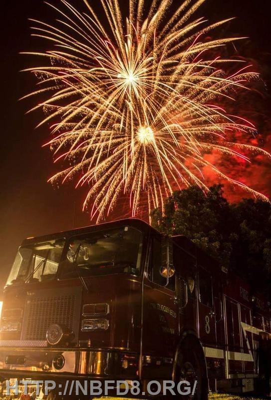 Fireworks on the 4th of July @ the carnival