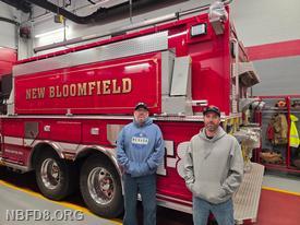 pictured from left are Lance and Rodney 