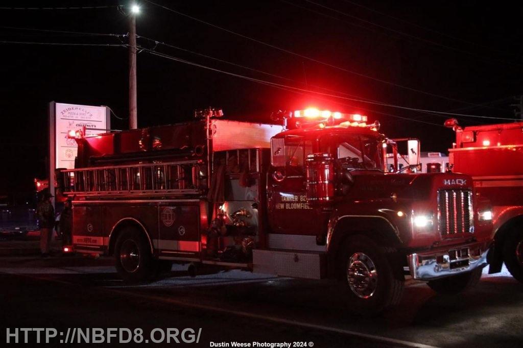 Fire Engine Assisting Construction Assisting Company 12 with a Building Fire / 5000 Block of Spring Rd ...